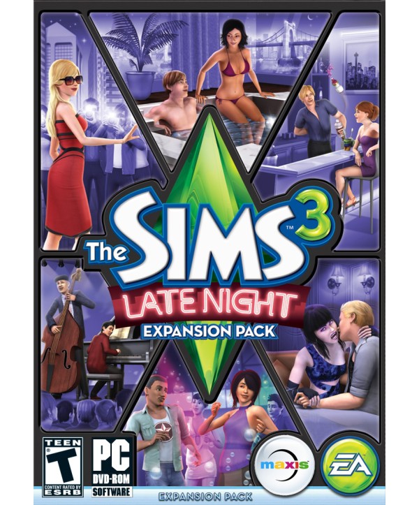 The Sims 3 - Late Night Expansion Pack Origin / EA app Key EUROPE